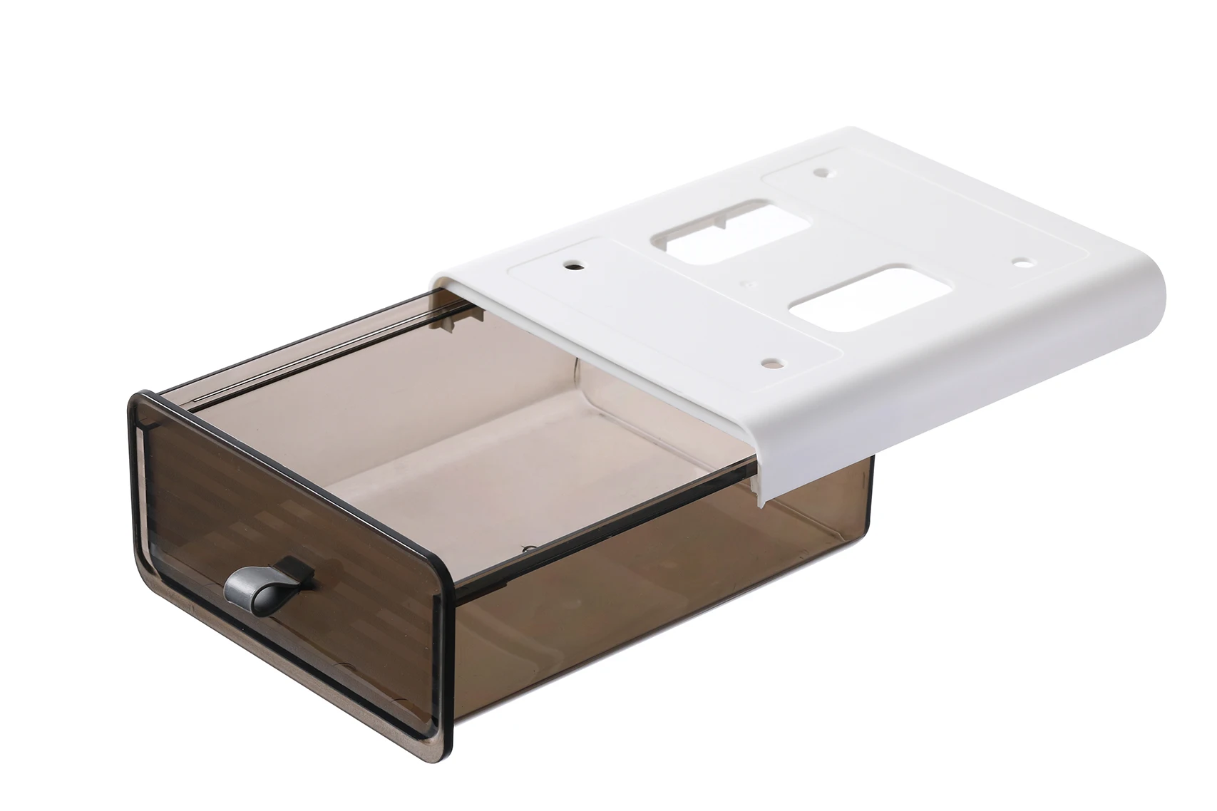 Punch-free Drawer Storage Box Hidden Office Sundries Storage Box Student Desk Organizer Under the desk drawer Organizer