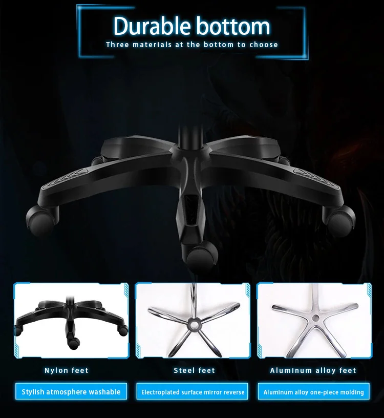 Cheap Factory Adjustable Genuine Manager PU Leather Office Respawn 2022 New Style Gaming Reclinering Silla Gamer RGB Chair