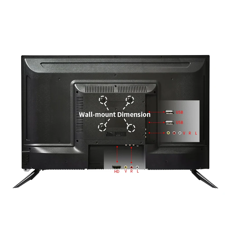 Wholesale LED TV 17 19 20 22 24 inch LED Display TV 60hz 1920 *1080 Portable Digital Television