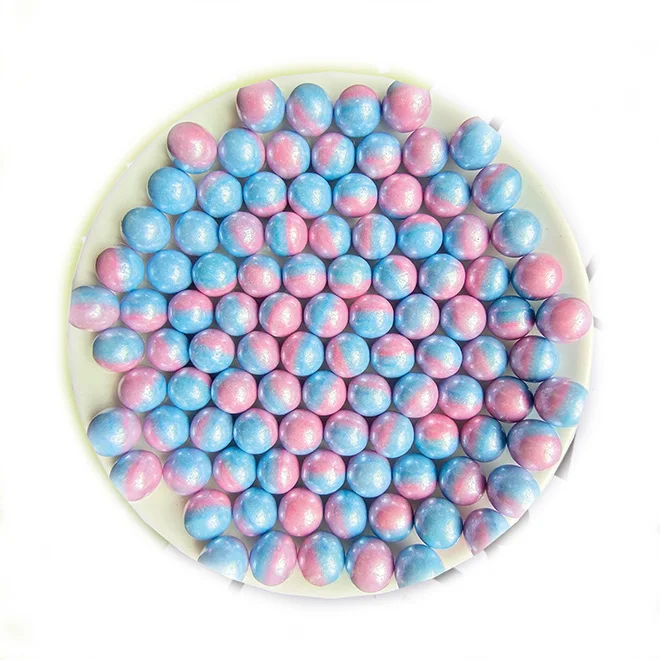2021 new pearl gradient color sugar beads edible cake decoration sugar beads for cake decorating