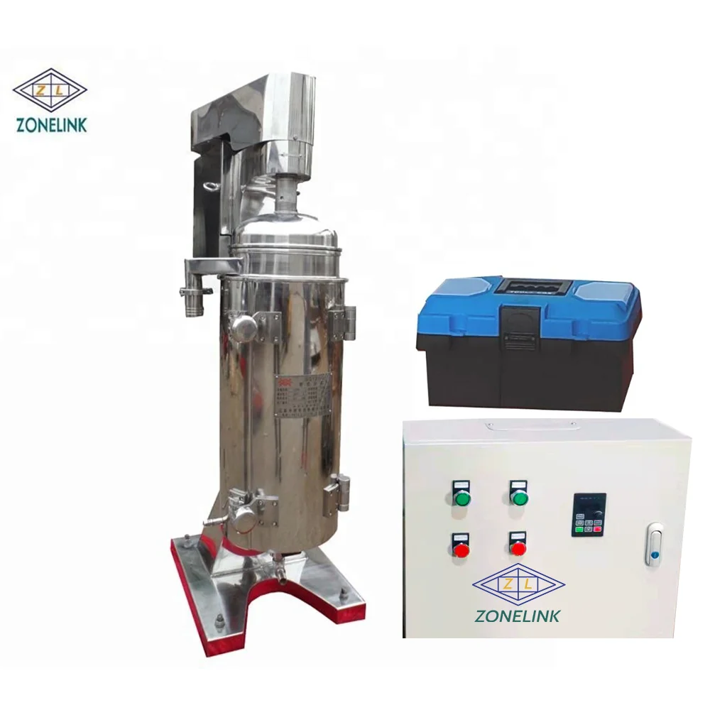 Shea Butter Oil Separating Purification Machine tubular 12l centrifuge tube with filter