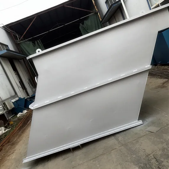 Small Lamella Sedimentation Plate Tank Clarifier With Frp Spirulina Washer Wastewater For Sewage Treatment