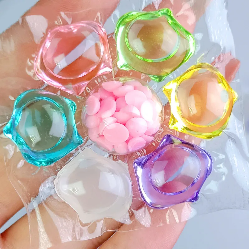 7 in 1 Custom Laundry Pods  Cleaning Capsule  Washing Capsules Detergent Beads Gel Laundry Pods Beads 10g Travel Supply Bitter Pod Child Safe