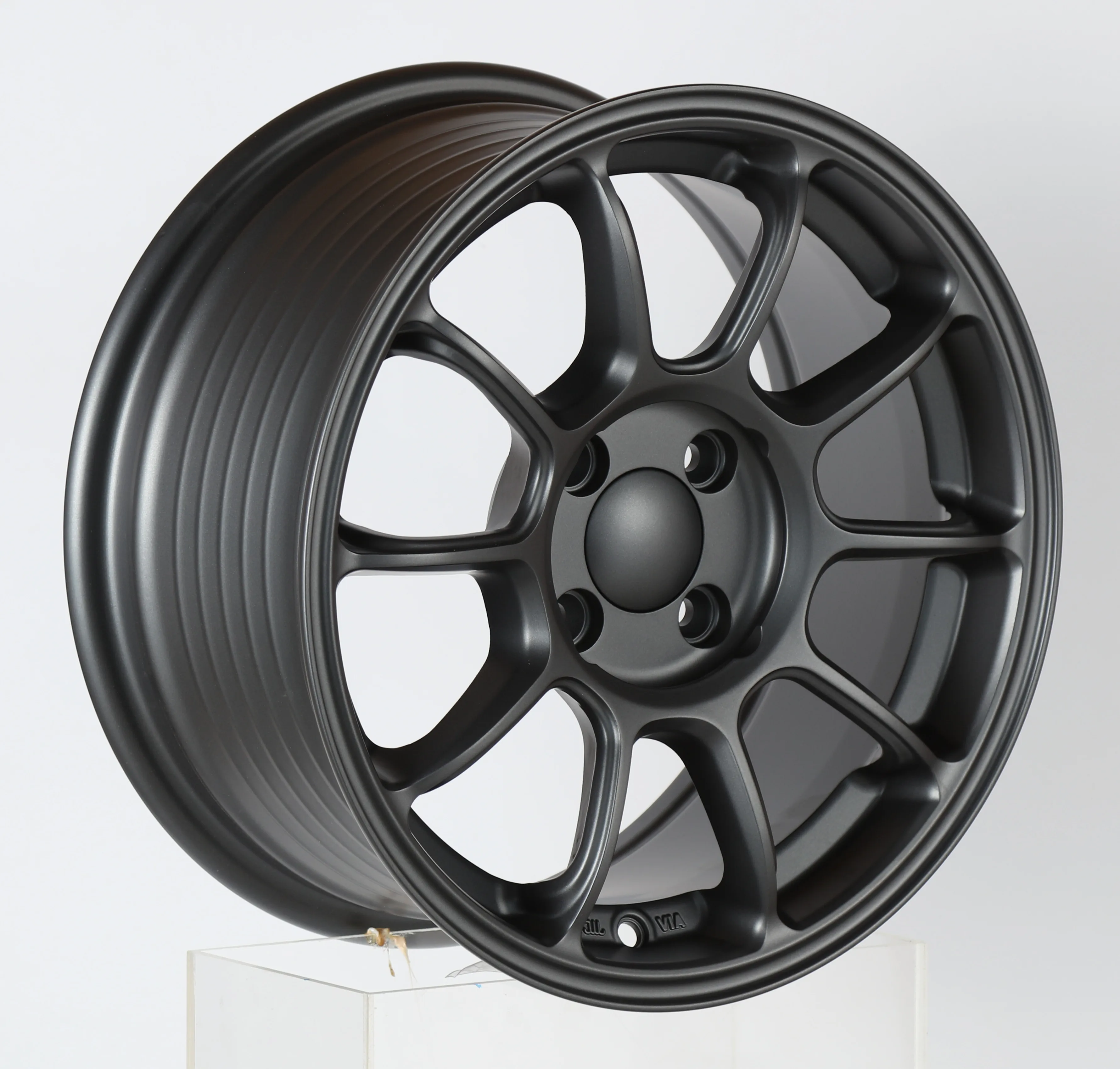 Manufacture Rota De Carro Aro Wholesale Aluminum Sport Rines Rin 100 4 Hole 15 Inch Passenger Car Alloy Wheel Rim Mag
