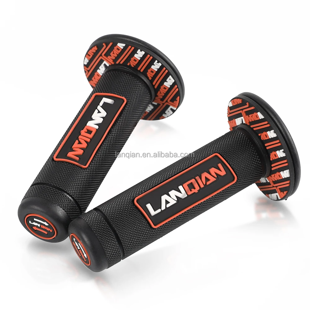 Motorcycle Accessories For Yamaha DT200 DT 200 1988-1994 1993 1992 1991 Handle Bar Handle Grips Rubber Gel Hand Handlebar Grips
