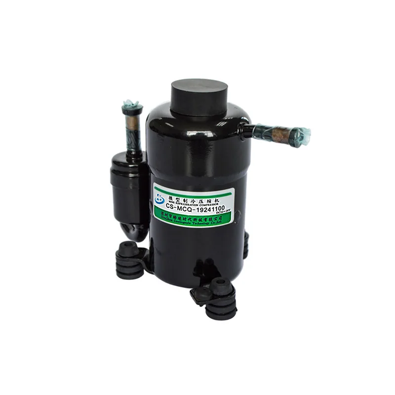 Small Cooling Compressor 24V Fridge Micro Air Compressor with Pump