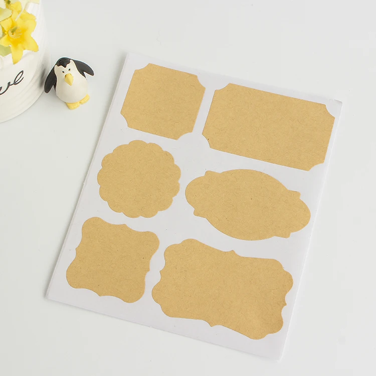 OEM Custom Blackboard Labels Self Adhesive Assorted Shapes Waterproof Reusable Chalk Sticker Labels