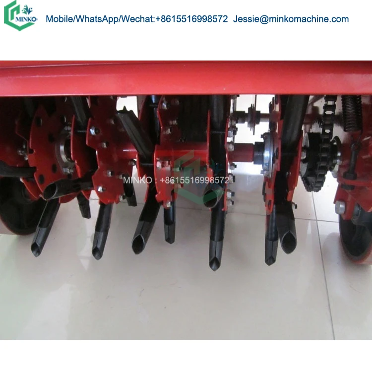 gasoline engine lawn punching machine garden yard aerator rotary push tine machinery equipment
