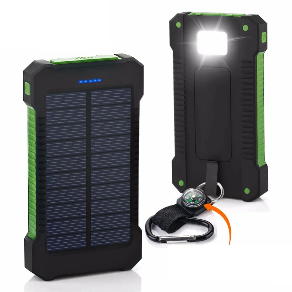 Solar hot-selling mobile power 20,000 mobile phone universal capacity power bank customization