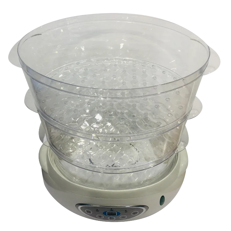 Цифровой таймер функция управления и 3 яруса пластиковые электронные часы-пароварка