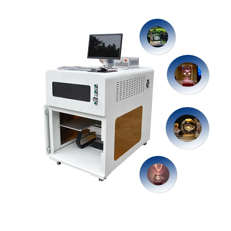 3d Crystal Photo Engraving Machine Laser Marker Price Laser Engrver For Personalized Custom 3w Engraved Inside 3w