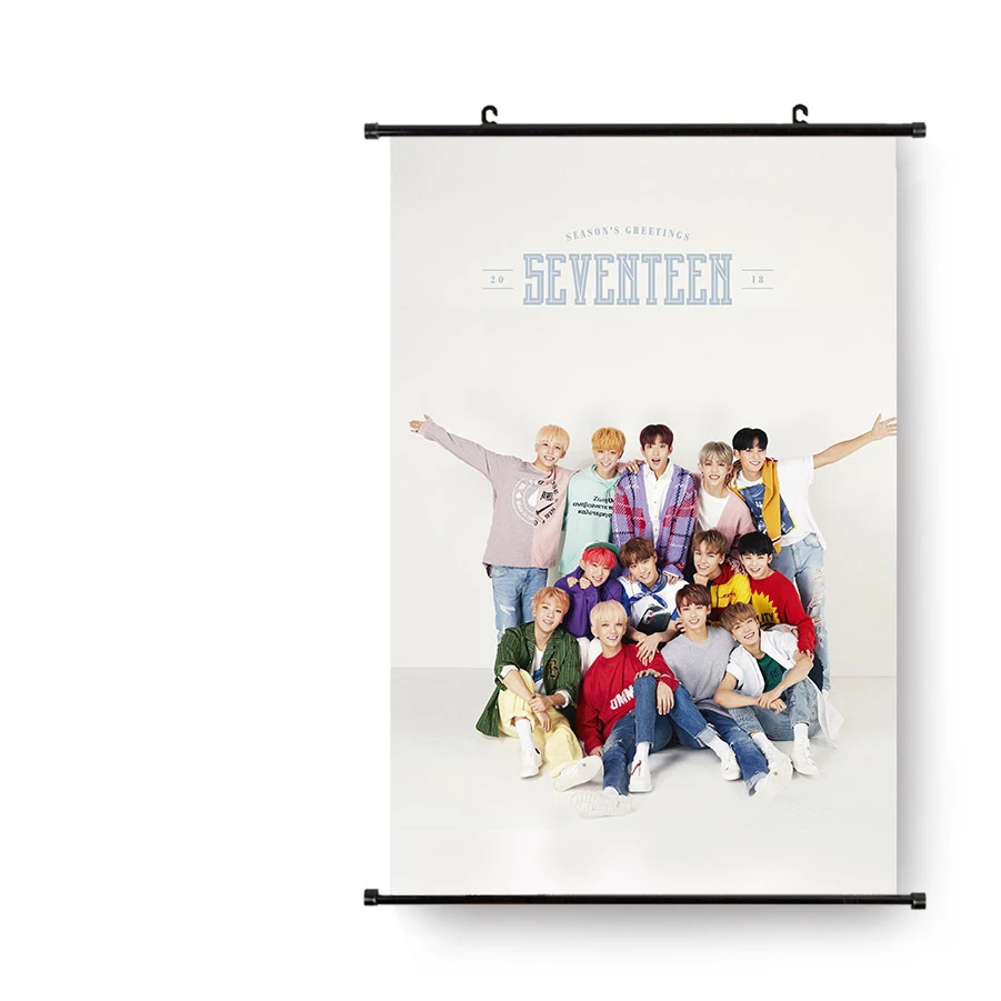 Оптом KPOP Seventeen концепция фото ткань живопись гобелен Висячие фотографии