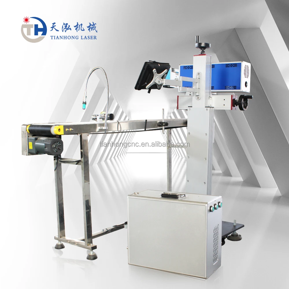 High Speed Auto Online Powermark Flying Co2 Laser Marking Machine Davi Source