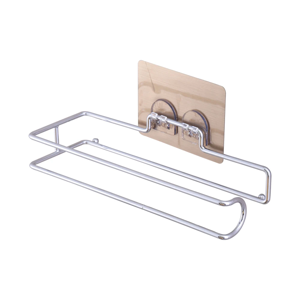 Кухонный держатель для полотенец в рулонах из нержавеющей стали, перфорированный стойкий диспенсер для туалетной бумаги