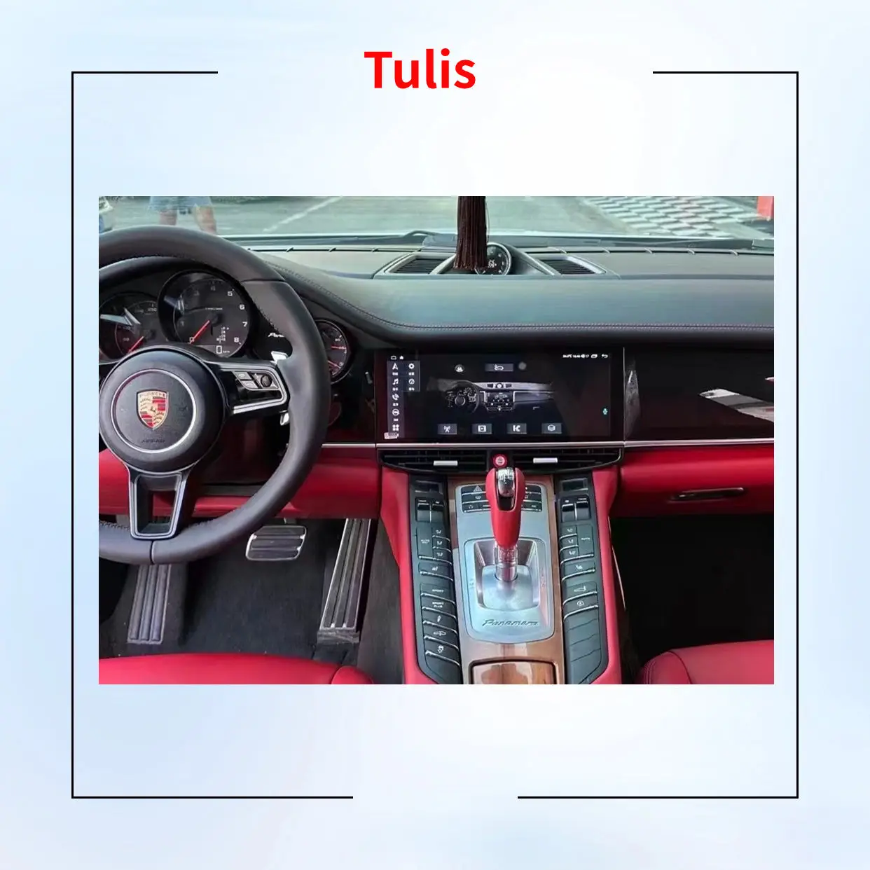 Tulis 12.3 inch Android 13 Touch Screen For Porsche Panamera 2010-2016 GPS Navigation Built In Carplay 360 Bluetooth Car Radio