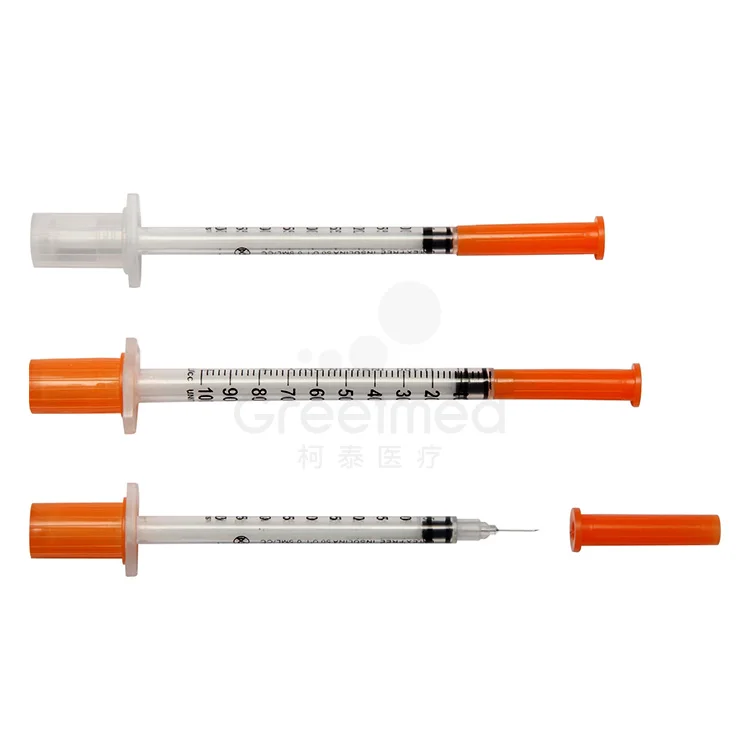Caja de 100 jeringas insulina 6 мм 31 г с aguja jeringa медицинские расходные материалы