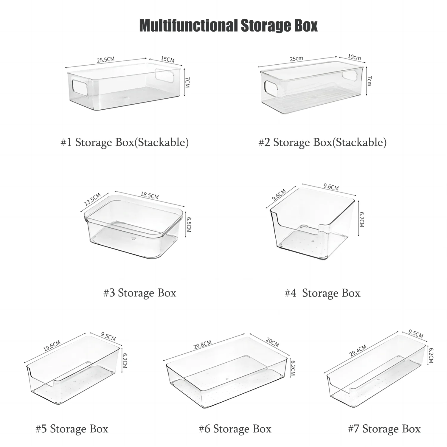 Sundries Organizer Desktop Plastic Storage Box & Bins For Stationery Makeup Brushes Eco-Friendly Small Stackable Storage Box
