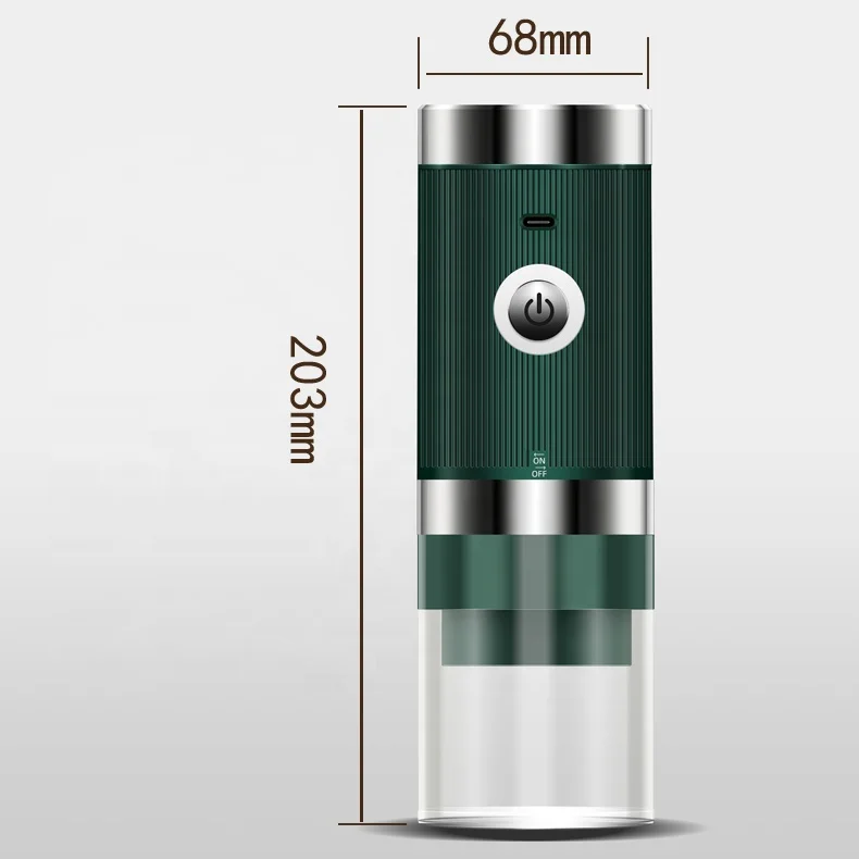 New Product USB Rechargeable Stainless Steel Electric Coffee Grinder Portable