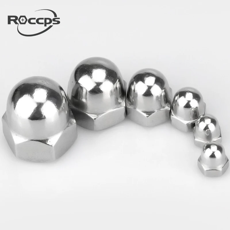 High quality DIN1587 hexagon domed cap nuts M8