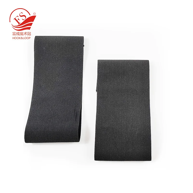 Good Quality 80*320 mm  Elastic Hook And Loop Soccer Football  Captain Armband In Black Color
