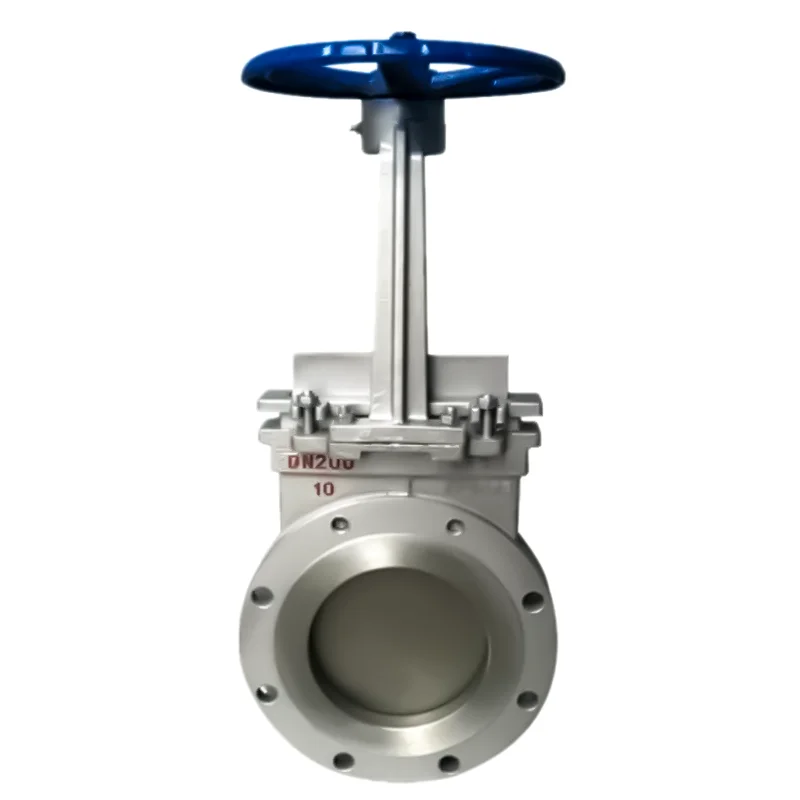 Manual Stainless Steel Knife Gate Valve Grade 150 Manual Plug Valve 304 Lug Type Slurry Valve