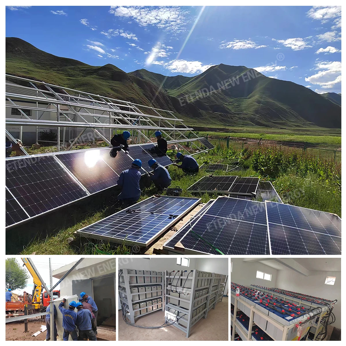 ETD Apollo C solar batteries complete solar system for houses WIFI function with 10 Years Quality Warranty all in one battery