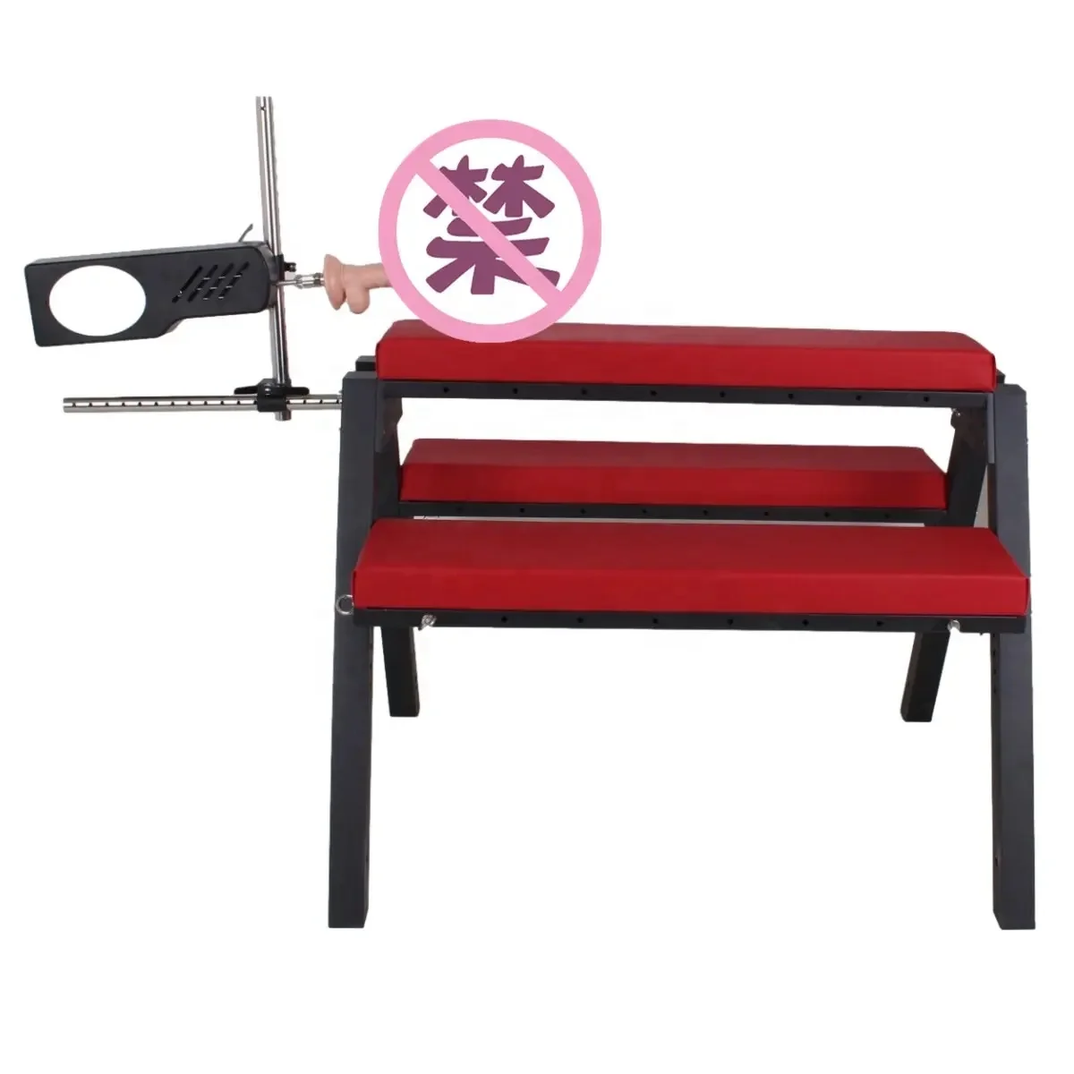 Drop shipping BDSM furniture sex chair Trojan Flirt props punishment female slave tools gun machine chair stool Theme toys