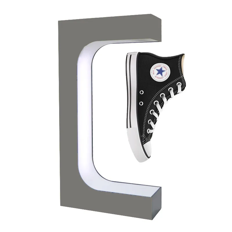 Дропшиппинг, новая гигантская вращающаяся цветная магнитная плавающая левитационная стойка для обуви, плавающая акриловая стойка