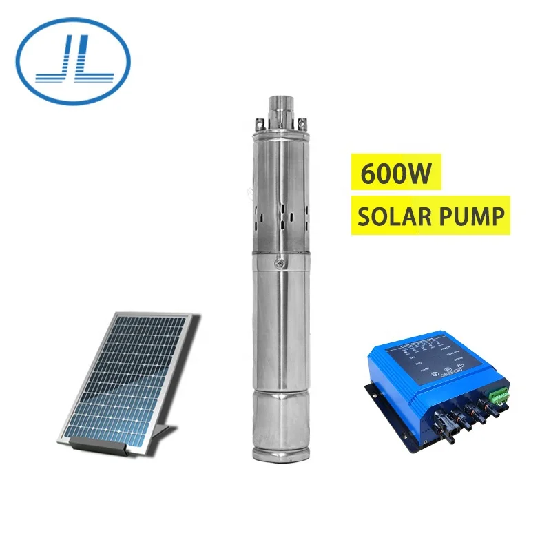 3SSH1.8/120-D60/600 Solar Power  Deep Well Submersible Pump with MPPT Controller