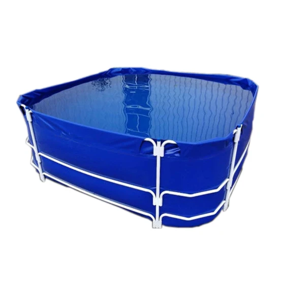  1000L ~ 50000L прочный складной портативный PVC брезентовый холст воды рыбоводства аквакультуры прямоугольный бак