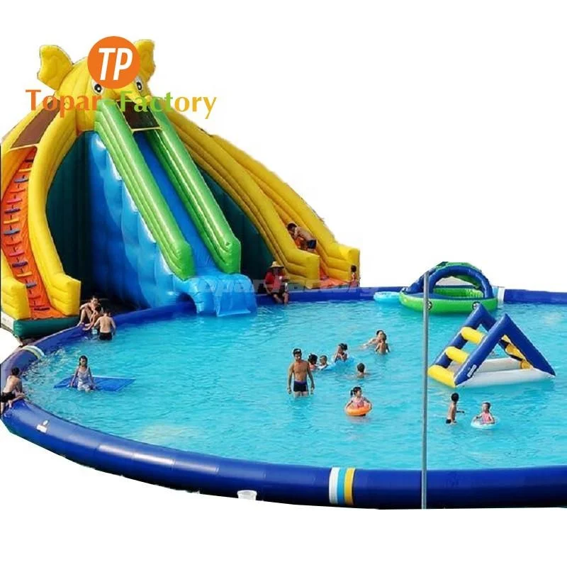 New Children Pvc Indoor And Outdoor Large Custom Kids Inflatable Elephant Swimming Pool With Sprinkler 2022