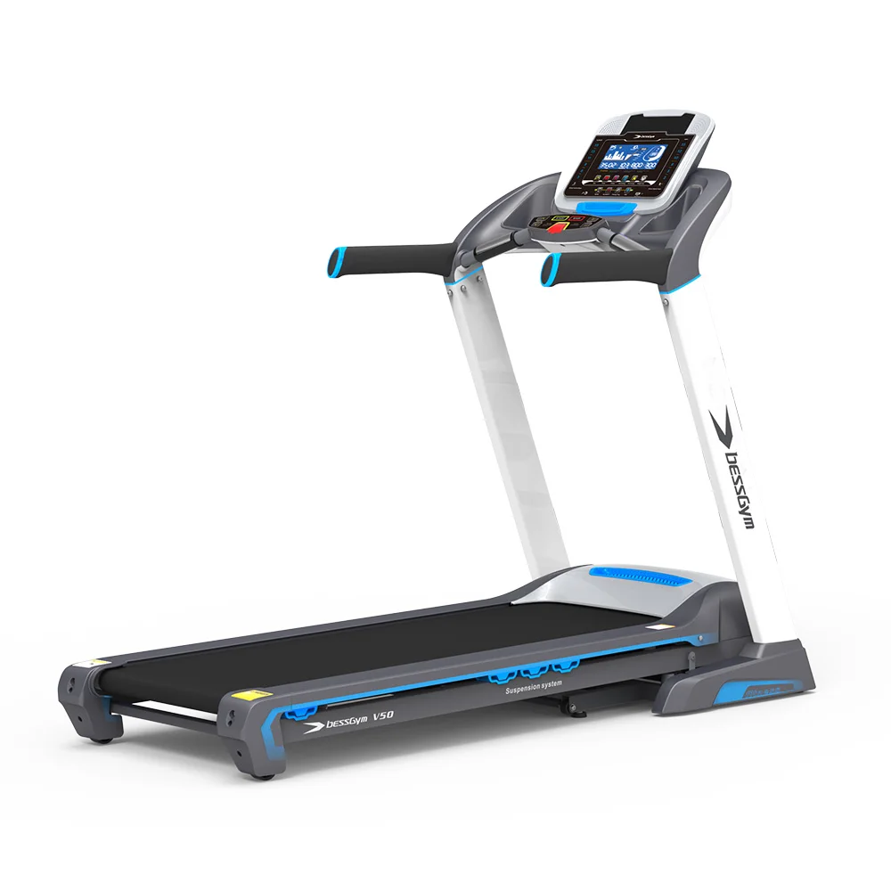 Professional Fitness Equipment Running Machine LCD Touch Screen Display Commercial Treadmill