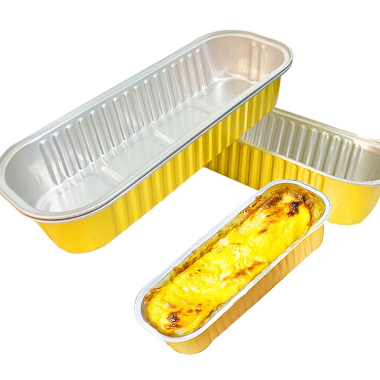 Custom Aluminum Foil Food Containers Wholesale High Quality Disposable Eco-Friendly metal food packaging