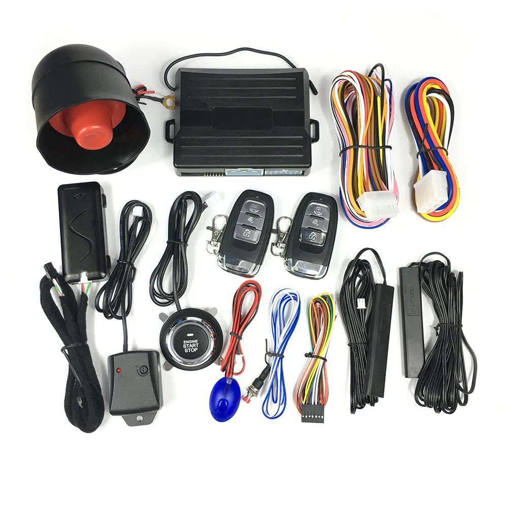 octopus car alarm system remote engine start with 4G smart phone App remote control