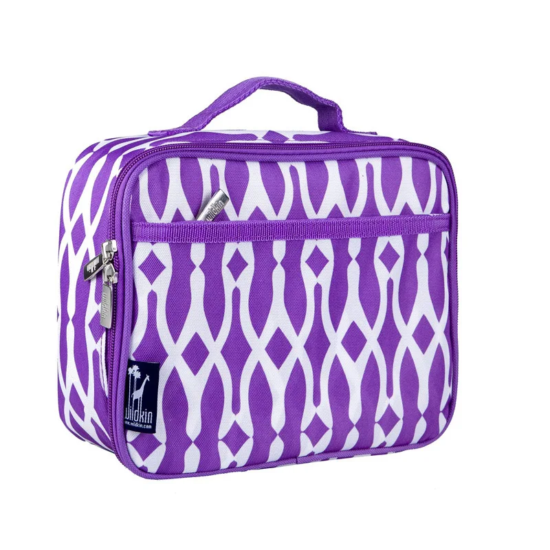 Custom Digital printing cartoon lunch bag school thermal bags for food   school kids girl personalized cooler bag