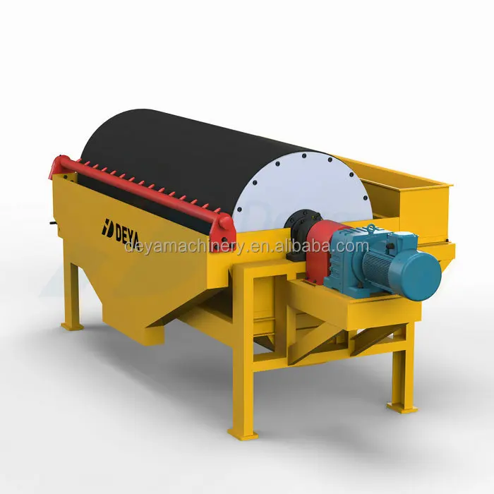 wet drum magnetic separator low intensity for magnetite sand iron and mineral plant
