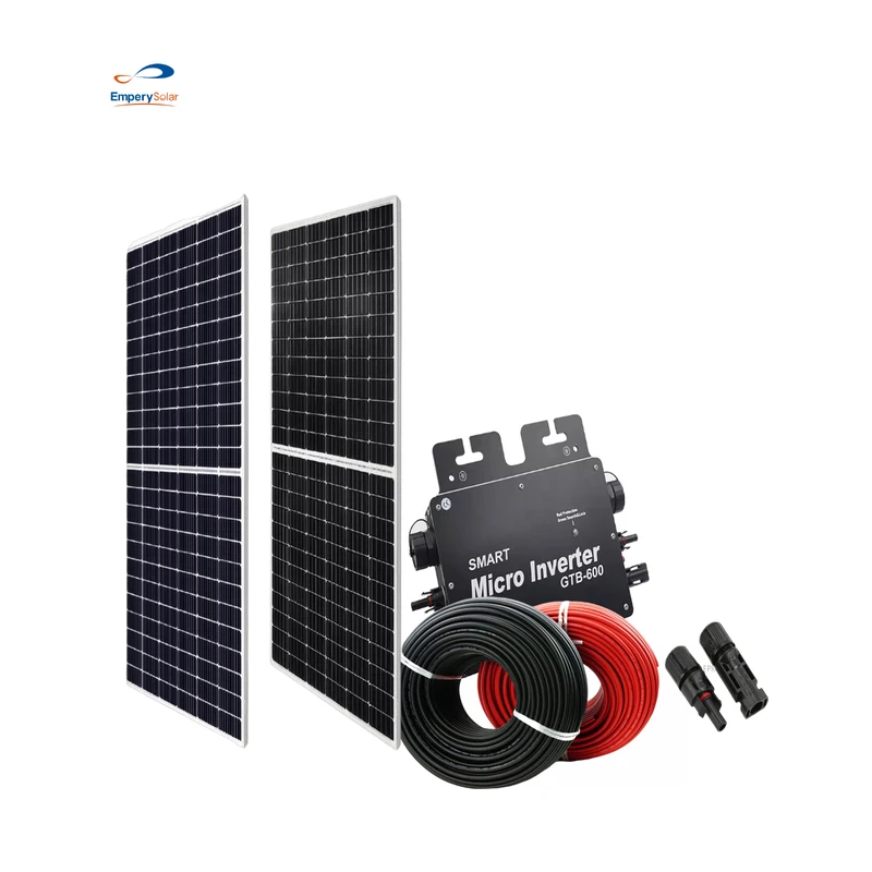 800W Solar Panels System with 220V Output Volta Monocrystalline PV Panels for Home Use MPPT Controller Balcony App