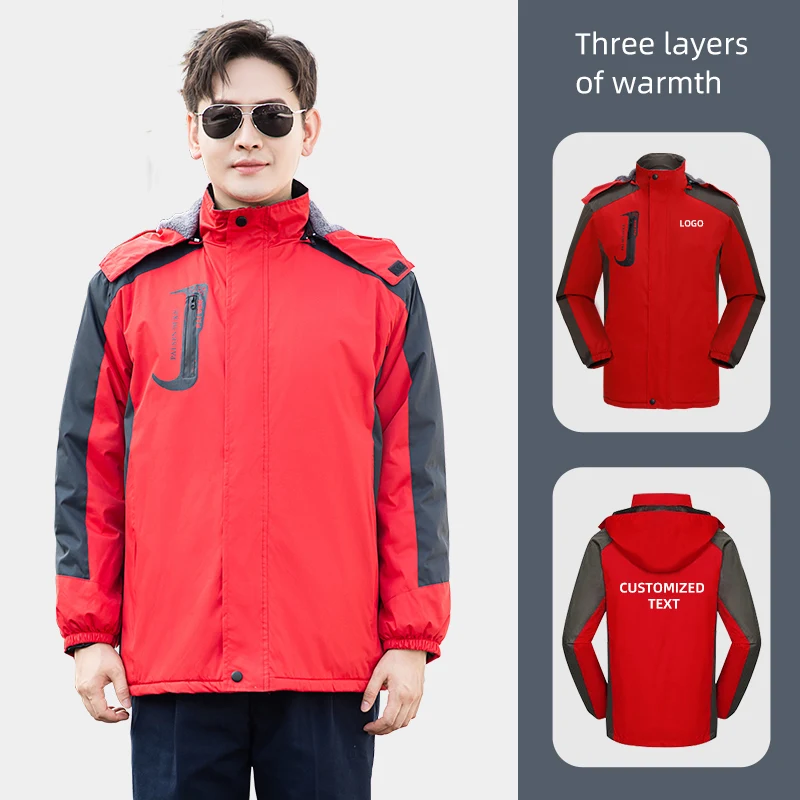 Wholesale Customized Men Winter Outdoor Jacket Windproof and waterproof tops jacket coat