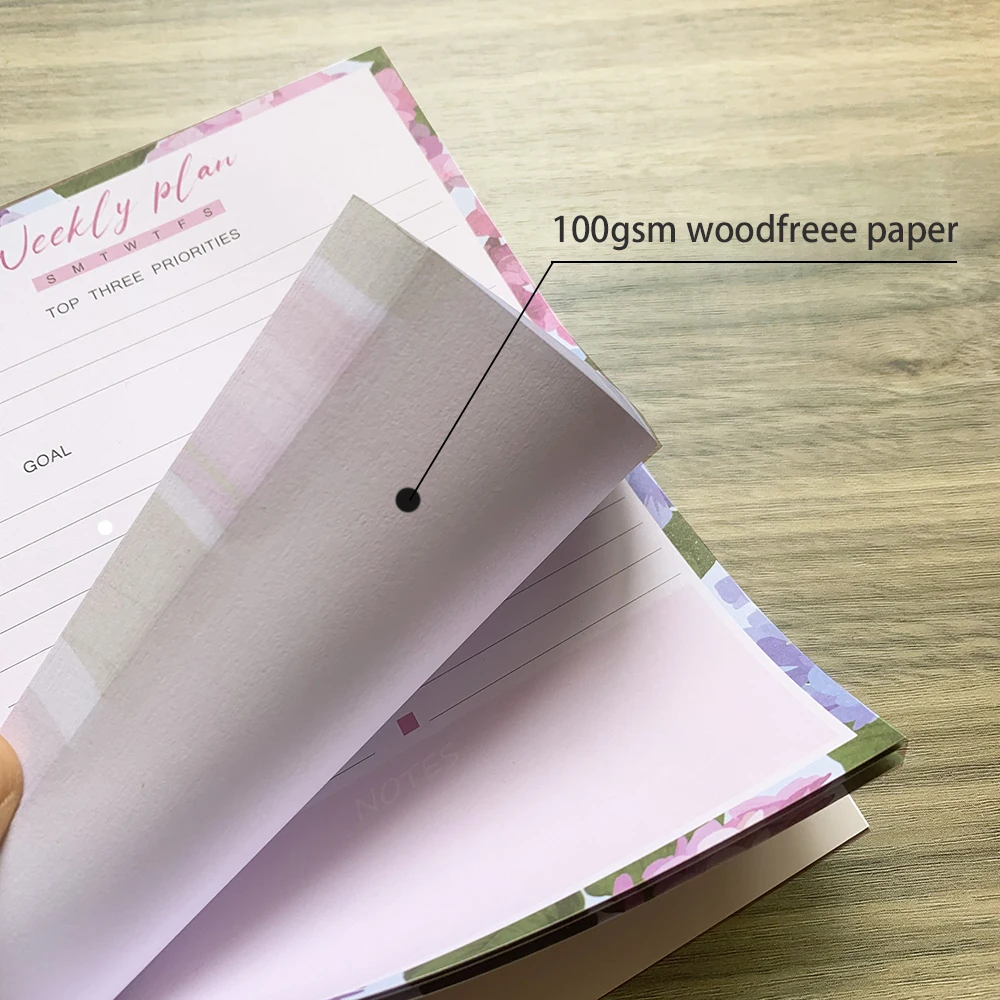 3x5 дюймов дешевый блокнот на заказ бумага A5 100 г/м2 настраиваемый для царапин полноцветный Печатный