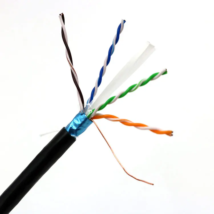 Прямая покупка Китай Waterpoof Высокая витая 4 Пара Открытый кабель Cat6 1000Ft