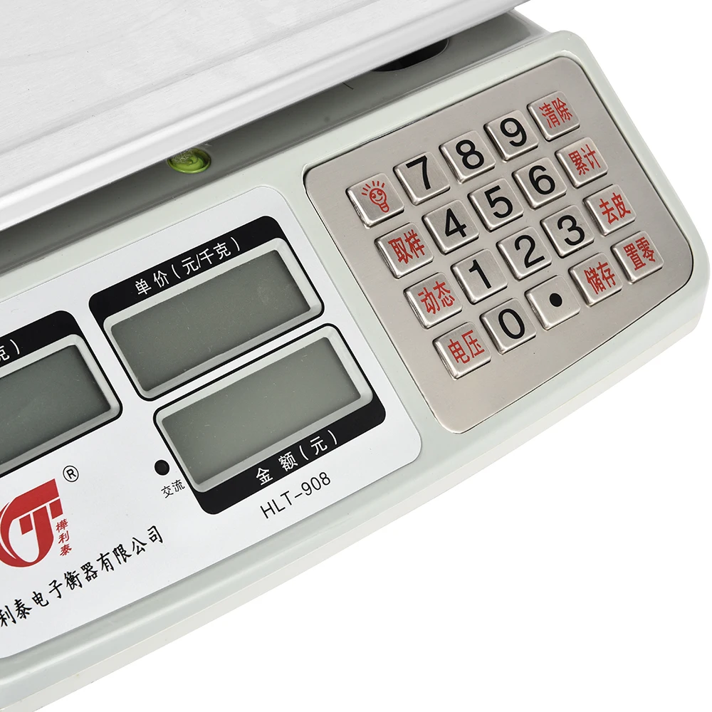 Супер-рыночная электрическая веса для овощей и фруктов