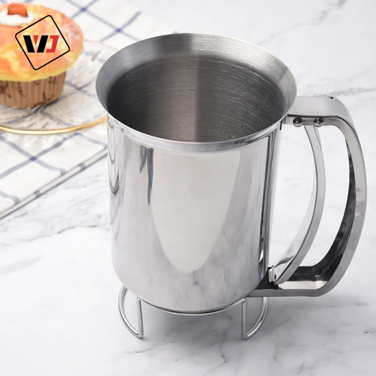 
Top sales portable batter dispenser stainless popular easy cleaning handy gourmet pancake batter dispenser 