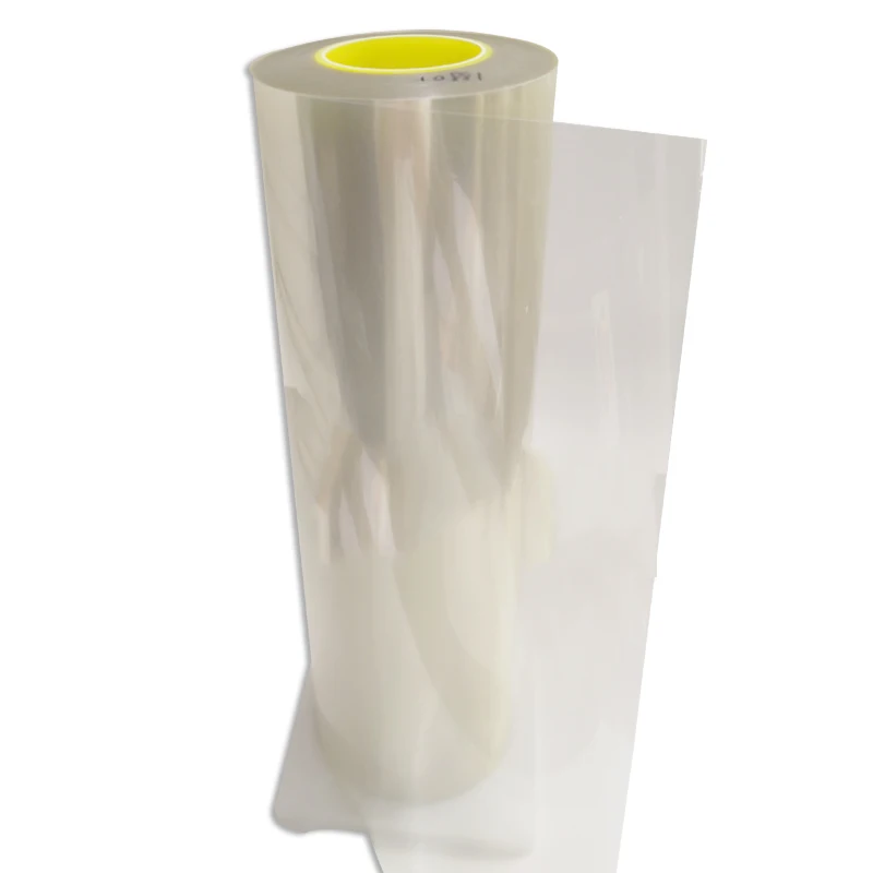 Custom Double-sided SMH18010 high heat PET transparent acrylic tape 10um 50um 80um Adhesive sheet film paper Manufacturer