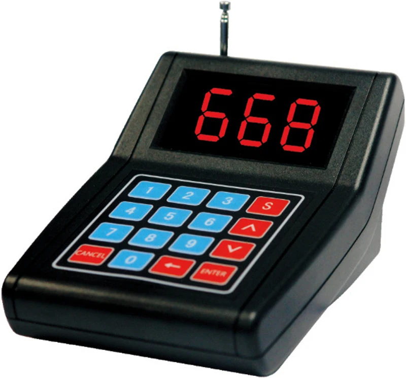 2019 Oem Wireless Guest Queue System Calling Restaurant Coaster Pager System for Restaurant