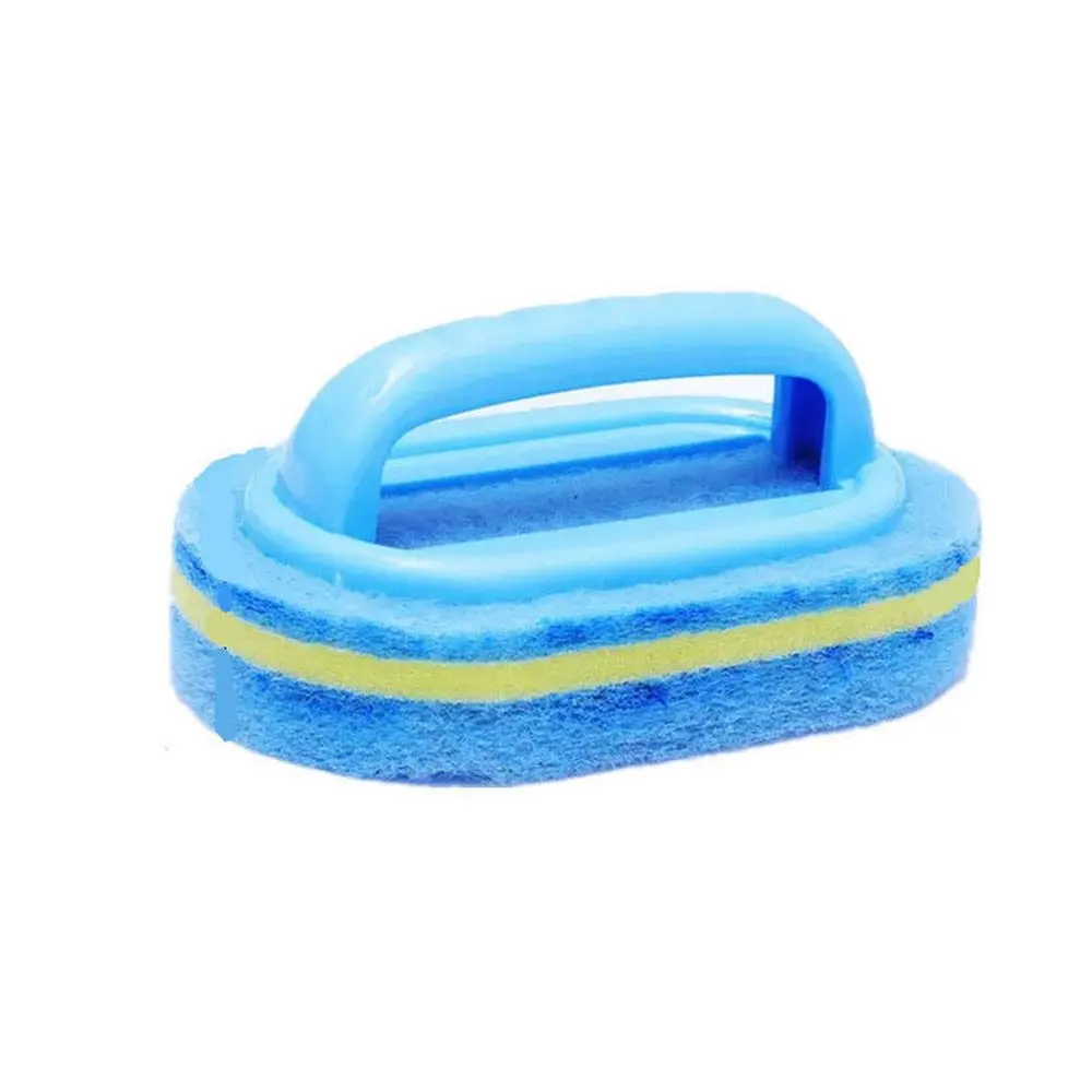 Household for Window Dish Cleaning Blue Soft Magic Sponge Eraser Bathtub Ceramic Tile Cleaner Kitchen Pool Scrub Cleaning Brush