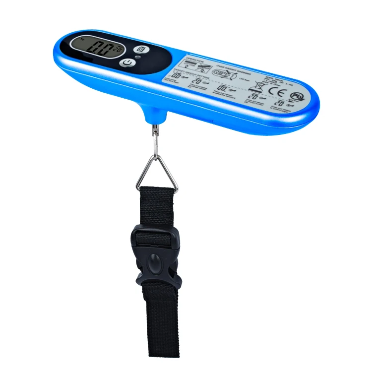 Suitcase Hanging Luggage Scale 50kg ABS Material Fishing Scale New Capacity Portable Digital Travel Auto On/off,weight Measuring