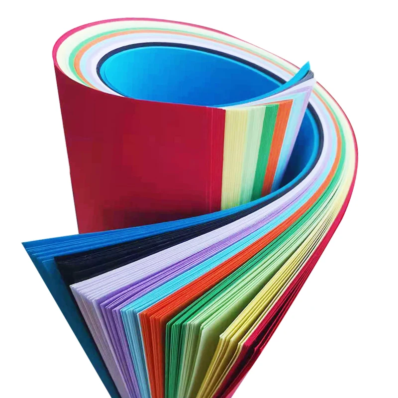 Wholessale pink green yellow blue 100 sheets a4 size printable color paper