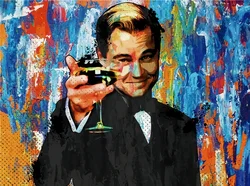 The Great Gatsby Movie Leonardo DiCaprio Poster Canvas Painting Modern Wall Art Print Pictures Cuadros for Living Room Decor