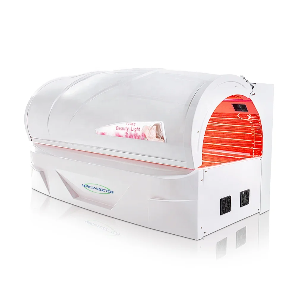 
High energy red blue yellow light far infrared led light medical therapy bed for commercial use 