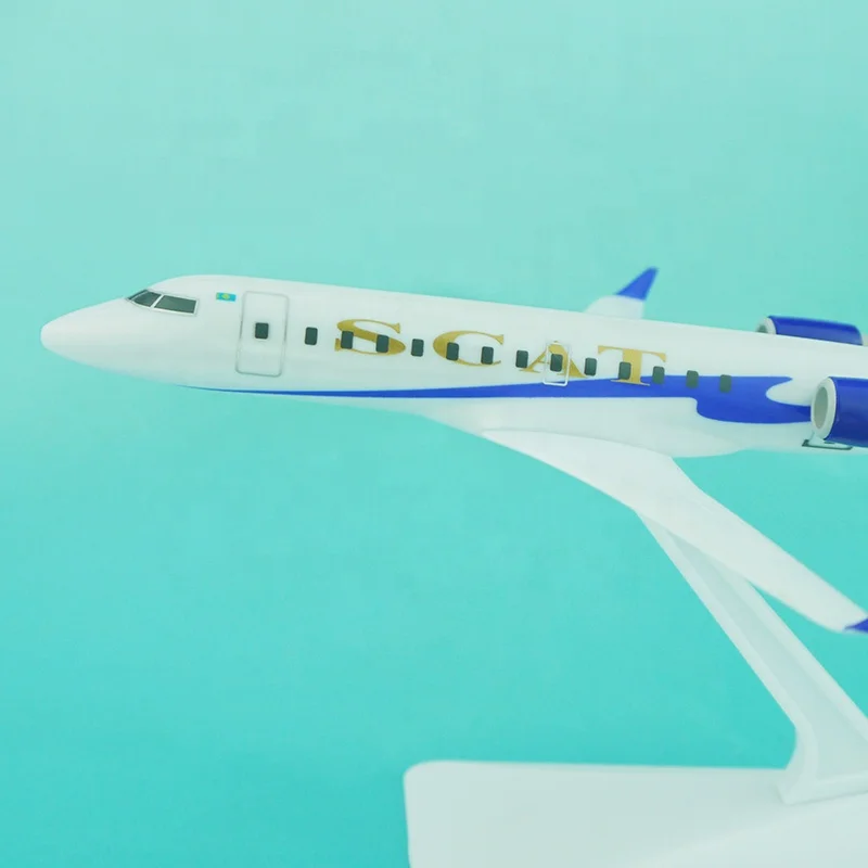 SCAT раскраске 1/150 18 см CRJ-200 модель самолета